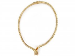 Gold Snake Necklace
