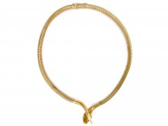 Gold Snake Necklace