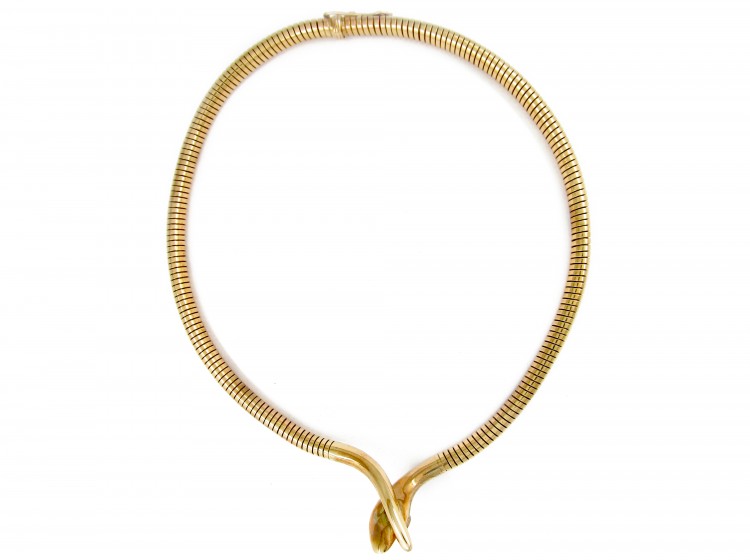 Gold Snake Necklace