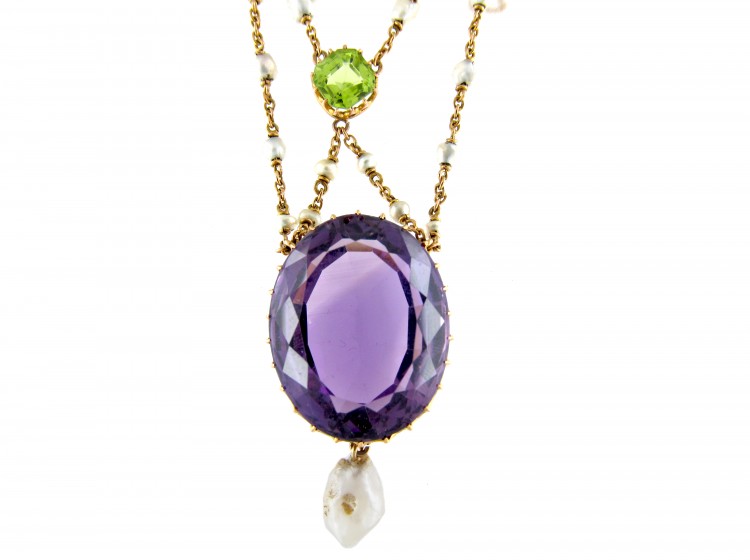 Suffragette 15ct Gold Necklace