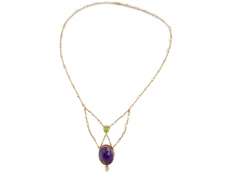 Suffragette 15ct Gold Necklace