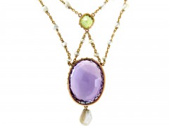 Suffragette 15ct Gold Necklace