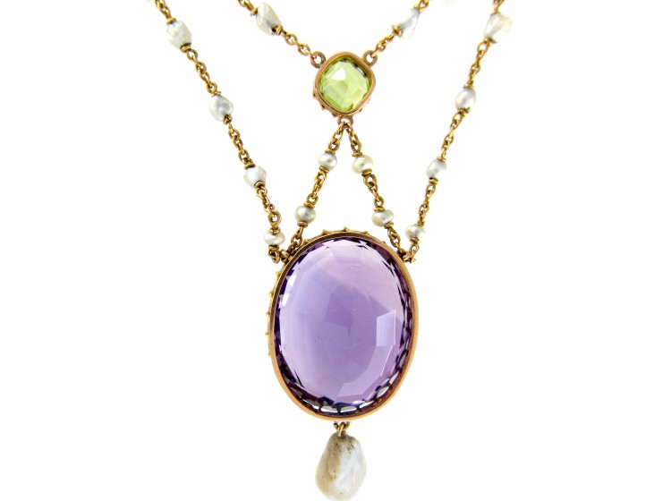 Suffragette 15ct Gold Necklace