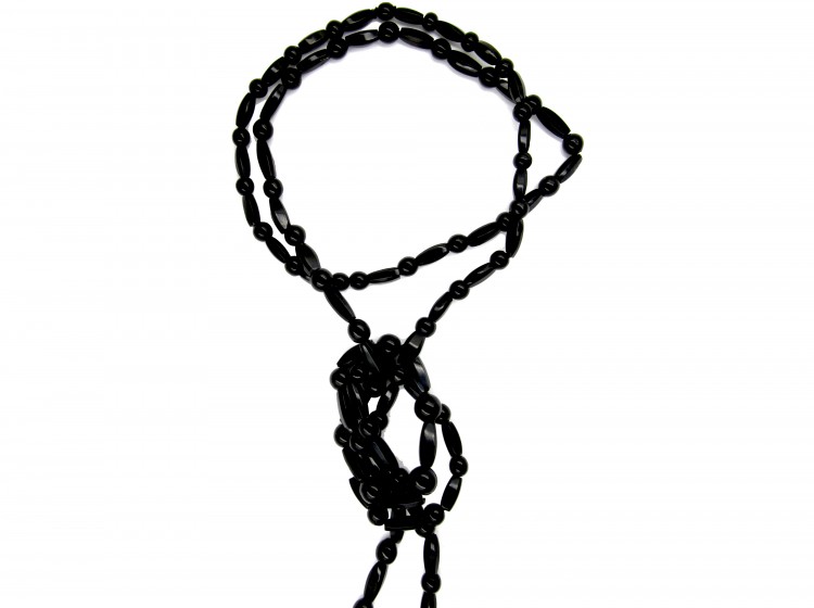 Victorian Jet Long Chain