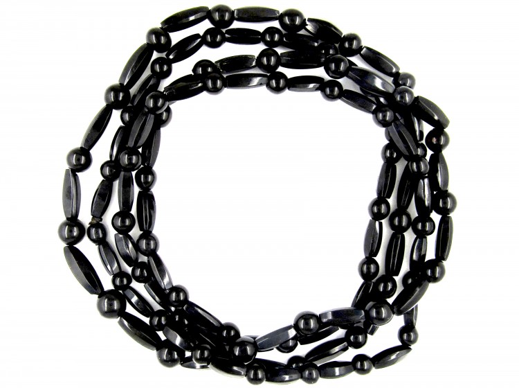 Victorian Jet Long Chain