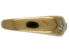 Victorian Three Stone Diamond Gypsy Ring