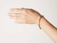 French Natural Pearl & Diamond 18ct Gold Bracelet