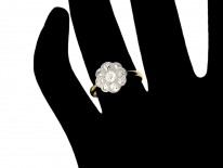 Edwardian Diamond Cluster Ring