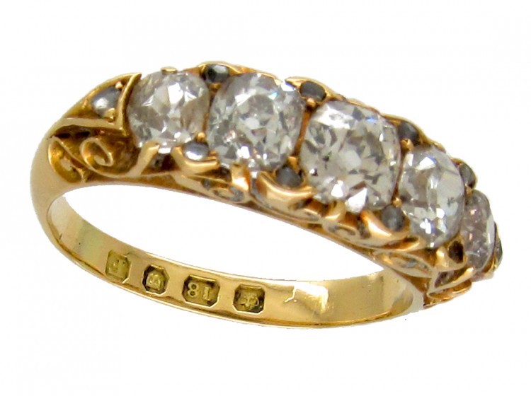 Victorian Five Stone Diamond Ring