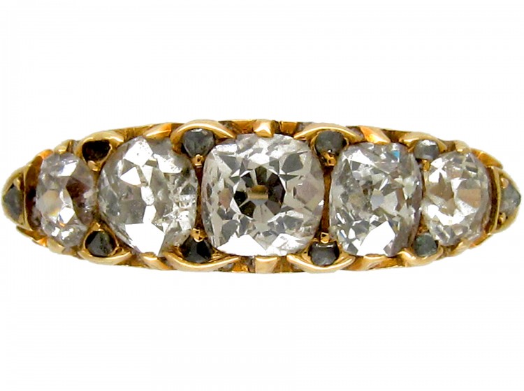 Victorian Five Stone Diamond Ring