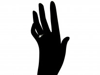 Diamond Solitaire Ring with Diamond Baguette Shoulders