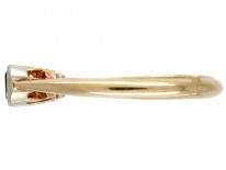 Emerald & Diamond Three Stone Ring