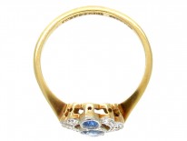 Art Deco Sapphire & Diamond Ring