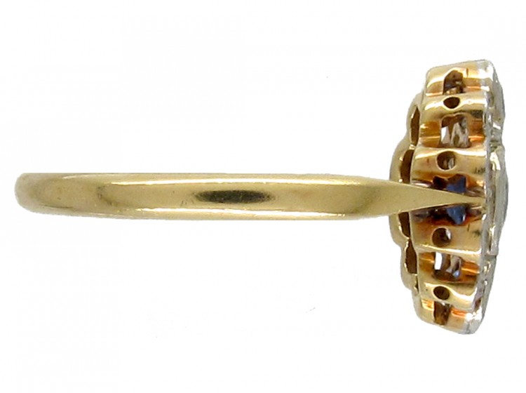 Art Deco Sapphire & Diamond Ring