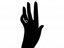 Art Deco Sapphire & Diamond Ring
