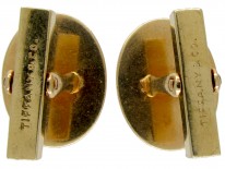 Tiffany & Co. 18ct Gold & Diamond Cufflinks