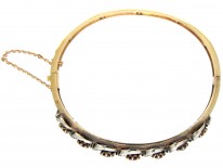 Ruby & Diamond Victorian Bangle