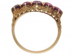 Victorian Five Stone Ruby Ring