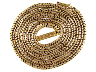 15ct Gold Victorian Snake Chain