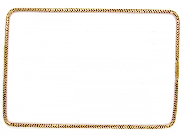 15ct Gold Victorian Snake Chain