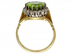 Victorian Peridot & Diamond Ring