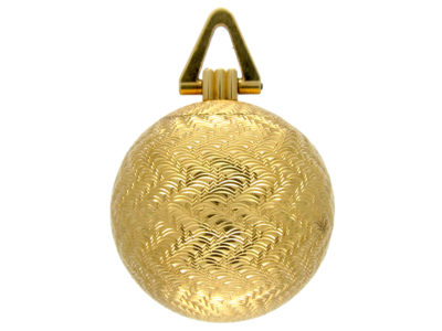 Cartier 18ct Gold Pomander Pendant