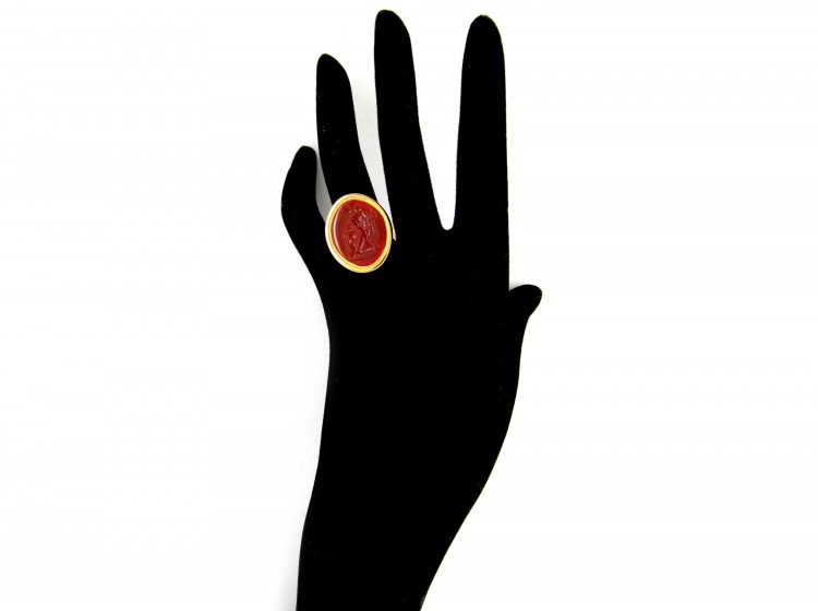 Georgian Cornelian Intaglio Ring