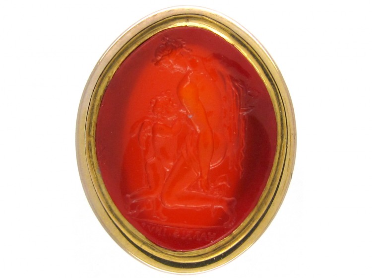 Georgian Cornelian Intaglio Ring
