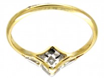 Edwardian Diamond Shaped Diamond Ring