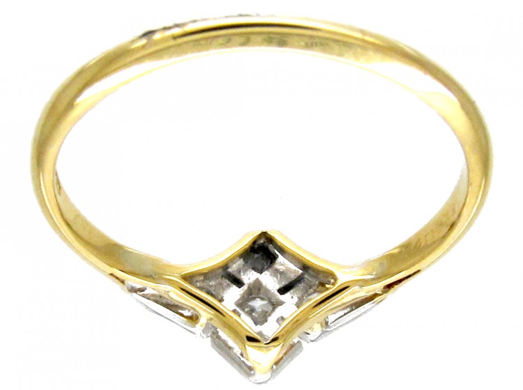 Edwardian Diamond Shaped Diamond Ring
