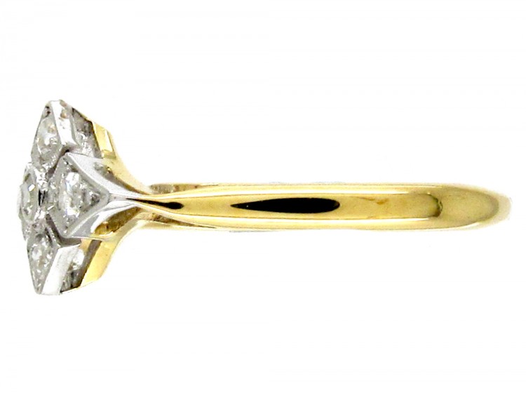 Edwardian Diamond Shaped Diamond Ring