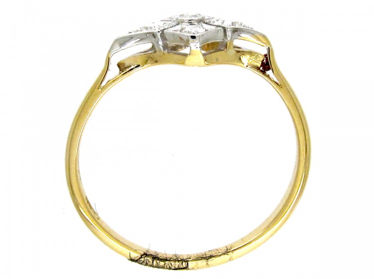 Edwardian Diamond Shaped Diamond Ring