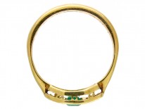 Emerald & Diamond Art Deco Ring