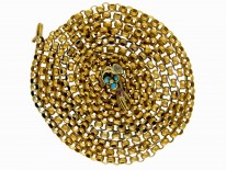 Georgian 18ct Gold Guard Chain with Hand Clasp