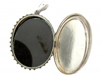 Silver Victorian Oval Locket