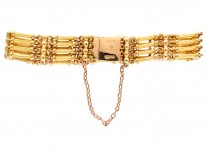 15ct Gold Edwardian Gate Bracelet