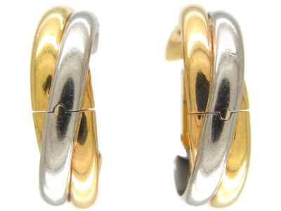 Cartier 18ct Gold Two Colour Cufflinks