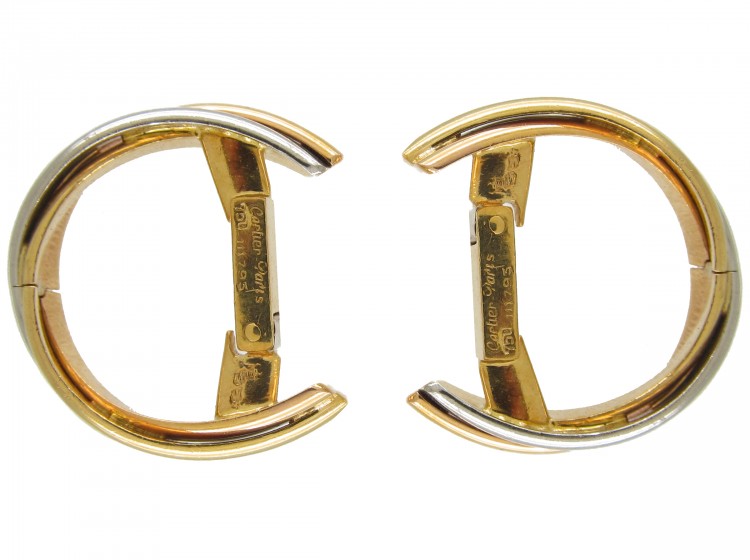Cartier 18ct Gold Two Colour Cufflinks
