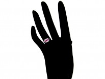 Ruby & Diamond Art Deco Ring