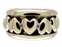 Piaget 18ct White Gold & Diamond Heart Ring