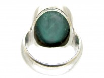 Silver ​& Malachite Ring