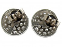 Round Diamond Studded Earrings