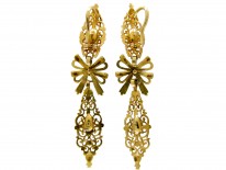 Early 18th Century Diamond Set Drop Earrings