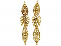 Early 18th Century Diamond Set Drop Earrings