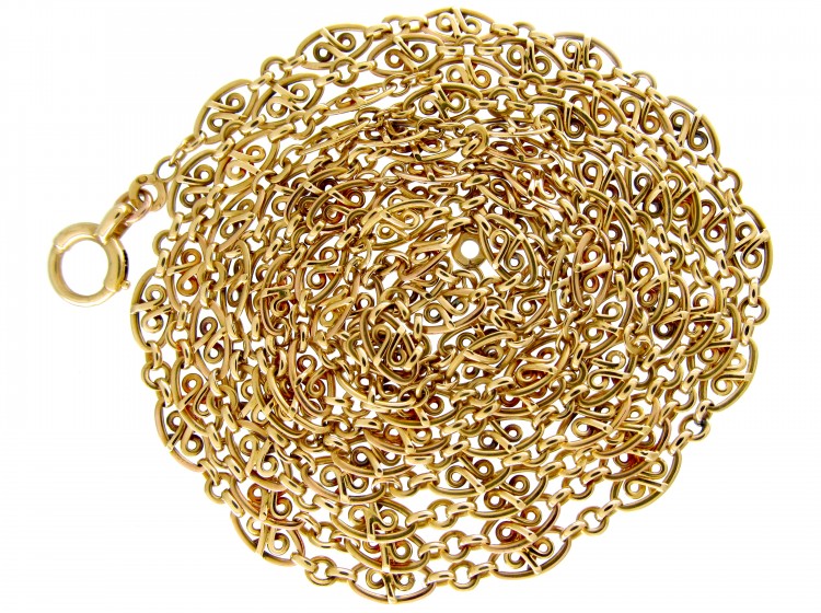 18ct Gold French Guard Chain