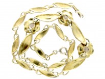 Theodor Fahrner Silver Gilt & Smokey Quartz Necklace