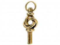 Victorian Gold Cased Knot Watch Key