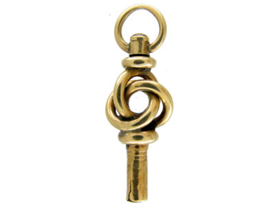 Victorian Gold Cased Knot Watch Key