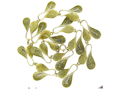 Theodor Fahrner Silver Gilt Necklace