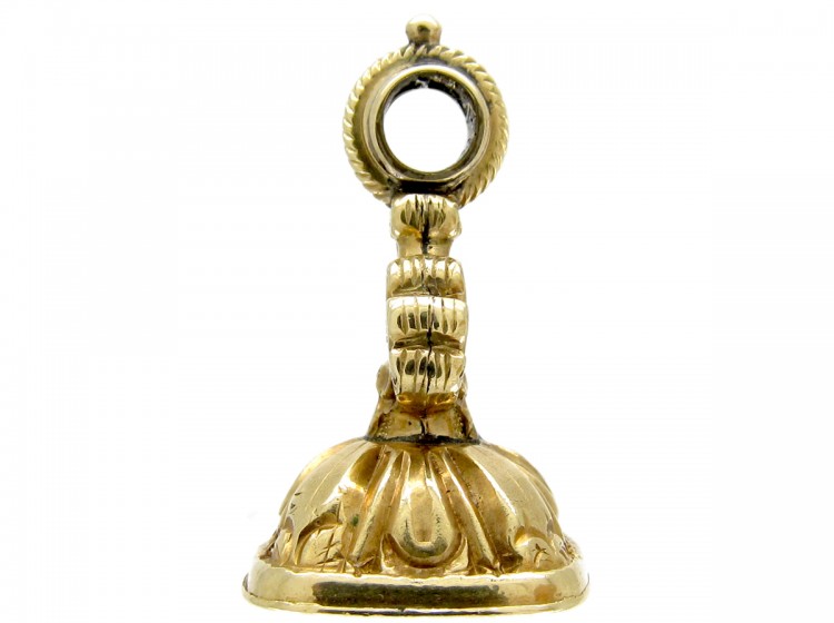 Regency Gold Cased Seal with Carnelian Base